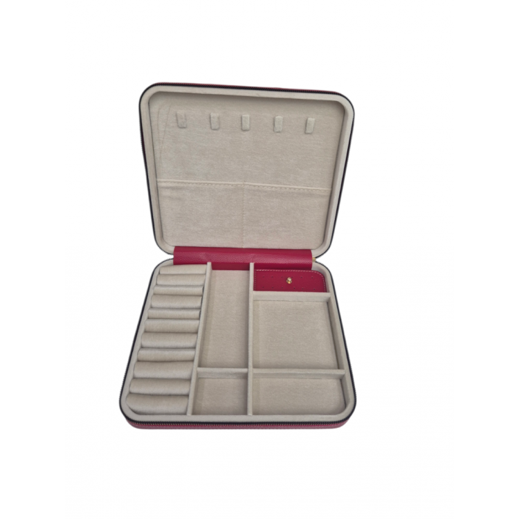 Büyük Boy ( 27×24) Takı Düzenleyici Takı Saklama Kutusu Seyehat Çantasi Ahşap Kasa