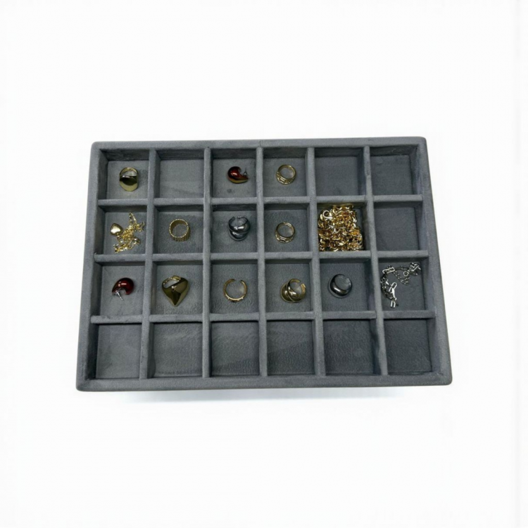 Ahşap Baby Face Kumaş Çekmece Düzenleyici 34x24x3 cm