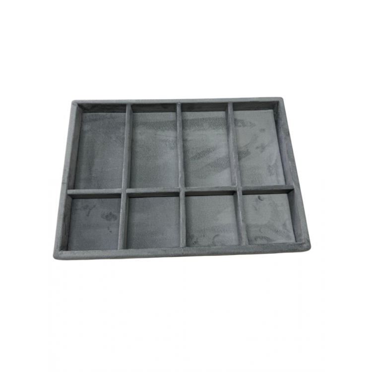 Çekmece İçi Ahşap Takı ve Gözlük Düzenleyici 8 Bölmeli Baby Face Kumaş Organizer Çekmece İçi Ahşap Takı ve Gözlük Düzenleyici 8 Bölmeli Baby Face Kumaş Organizer