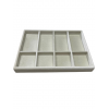 Çekmece İçi Ahşap Takı ve Gözlük Düzenleyici 8 Bölmeli Baby Face Kumaş Organizer Çekmece İçi Ahşap Takı ve Gözlük Düzenleyici 8 Bölmeli Baby Face Kumaş Organizer