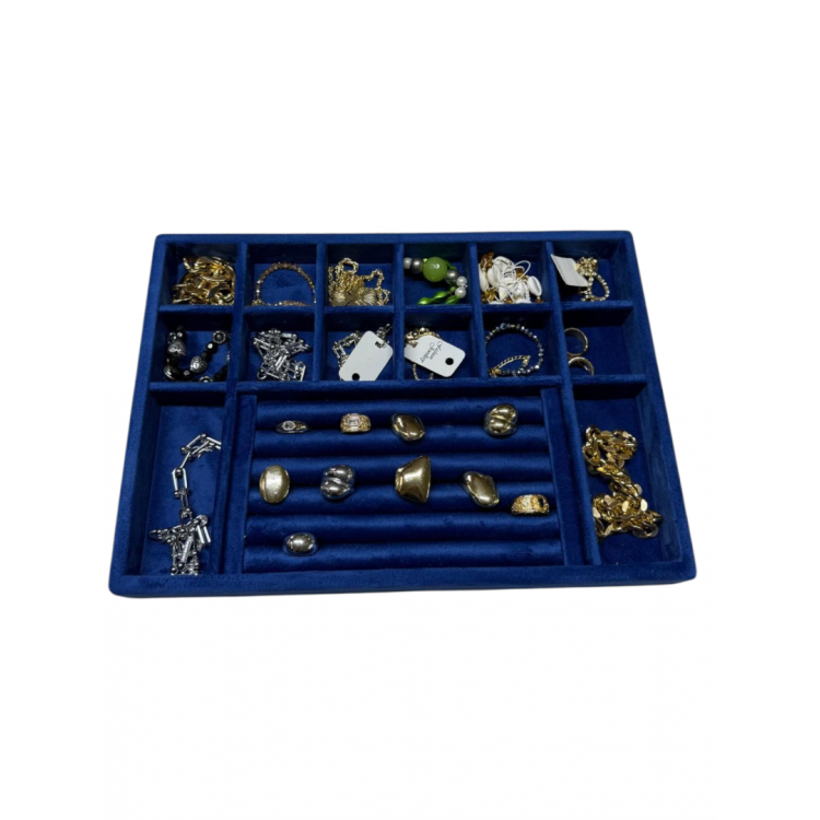 Çekmece İçi Takı Düzenleyici – Ahşap Baby Face Kaplama Organizer 34×24×3