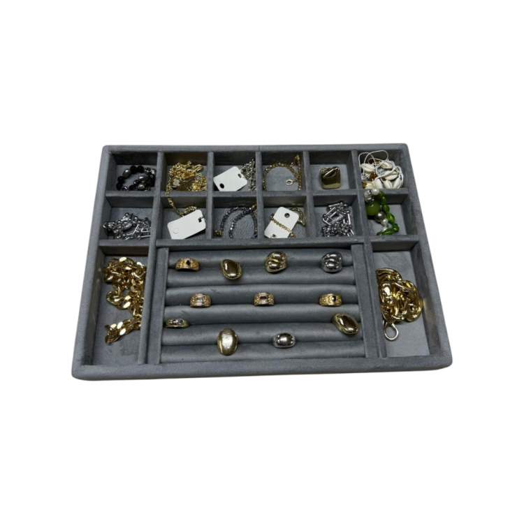 Çekmece İçi Takı Düzenleyici – Ahşap Baby Face Kaplama Organizer 34×24×3