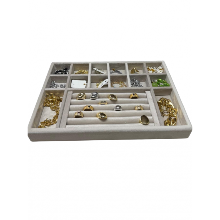 Çekmece İçi Takı Düzenleyici – Ahşap Baby Face Kaplama Organizer 34×24×3