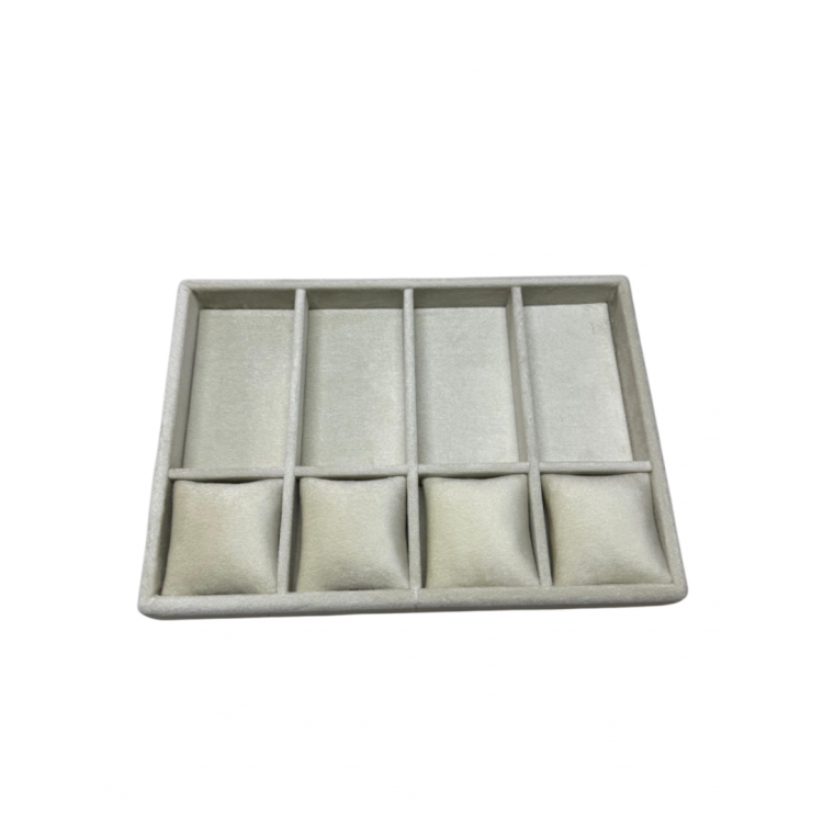 Ahşap Baby Face Kumaş 8 Bölmeli Saat ve Gözlük Kutusu – 34x24 cm Ahşap Baby Face Kumaş 8 Bölmeli Saat ve Gözlük Kutusu – 34x24 cm