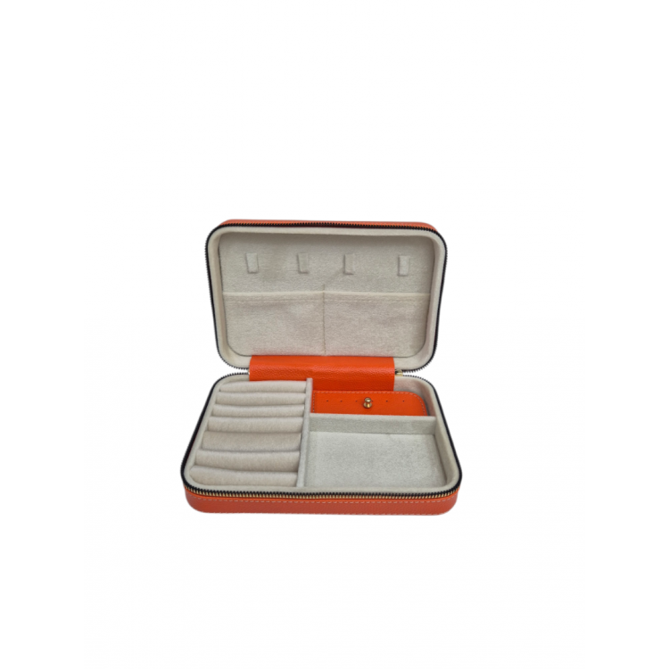 Kadın Takı Kutusu  Ahşap  Çok Gözlü, Taşınabilir, Fermuarlı Mücevher Saklama ve Düzenleme Kutusu – Yüzük, Kolye, Bilezik Organizer”