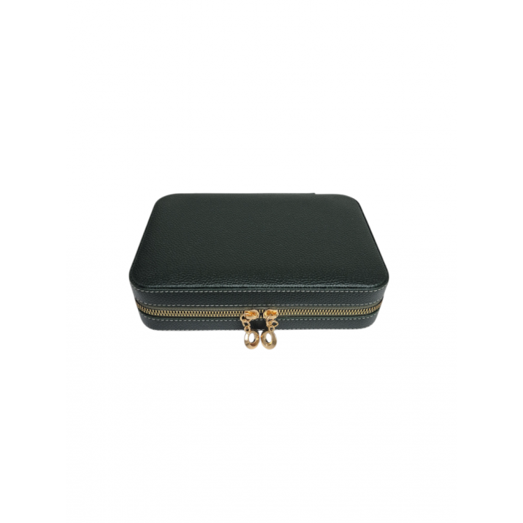 Kadın Takı Kutusu  Ahşap  Çok Gözlü, Taşınabilir, Fermuarlı Mücevher Saklama ve Düzenleme Kutusu – Yüzük, Kolye, Bilezik Organizer”