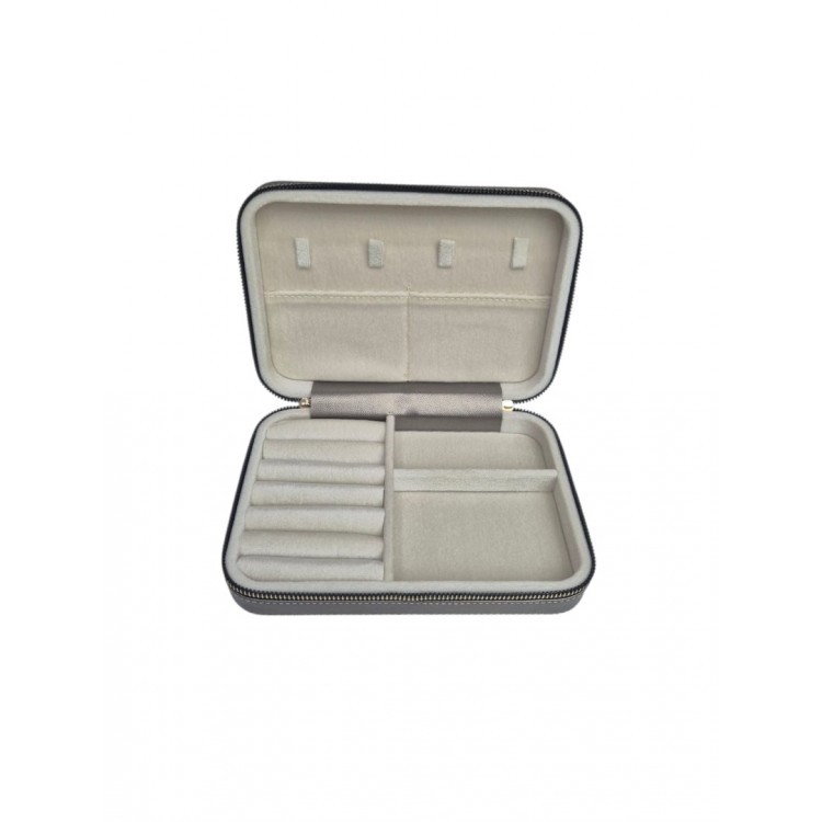 Kadın Takı Kutusu  Ahşap  Çok Gözlü, Taşınabilir, Fermuarlı Mücevher Saklama ve Düzenleme Kutusu – Yüzük, Kolye, Bilezik Organizer”