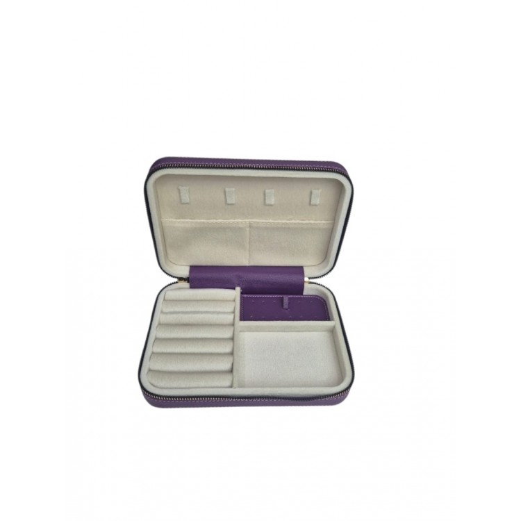 Kadın Takı Kutusu  Ahşap  Çok Gözlü, Taşınabilir, Fermuarlı Mücevher Saklama ve Düzenleme Kutusu – Yüzük, Kolye, Bilezik Organizer”