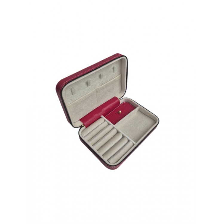 Kadın Takı Kutusu  Ahşap  Çok Gözlü, Taşınabilir, Fermuarlı Mücevher Saklama ve Düzenleme Kutusu – Yüzük, Kolye, Bilezik Organizer”