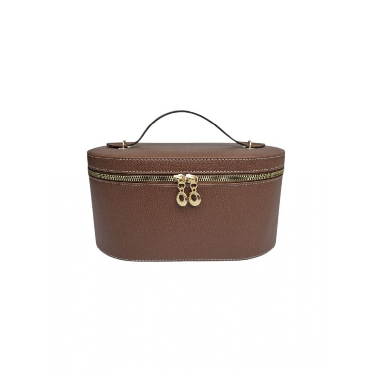 Aynalı Büyük Kapasiteli Makyaj ve Aksesuar Düzenleme Kutusu | Deri Görünümlü  Organizer