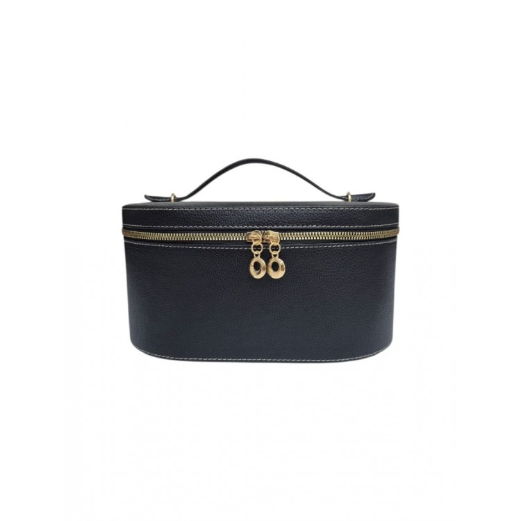 Aynalı Büyük Kapasiteli Makyaj ve Aksesuar Düzenleme Kutusu | Deri Görünümlü  Organizer