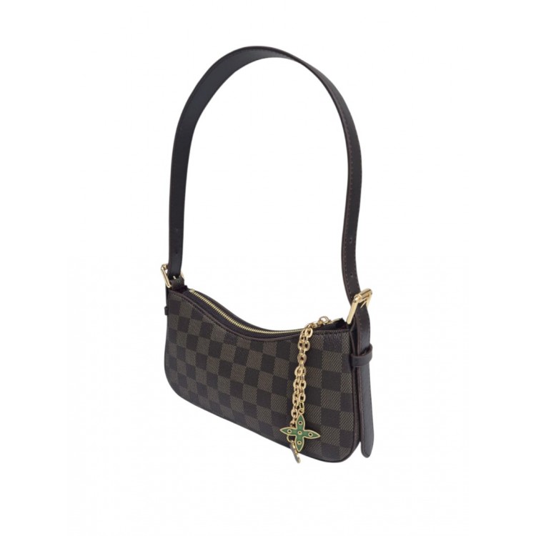 Kadın Dama Desenli Omuz Çantası Ayarlanabilir Askılı Günlük Çanta